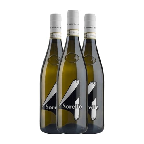 Bersano 4 Sorelle Sauvignon Weiß Piedmont 75 cl Weißwein (Karton mit 3 Flaschen von 75 cl) von Bersano