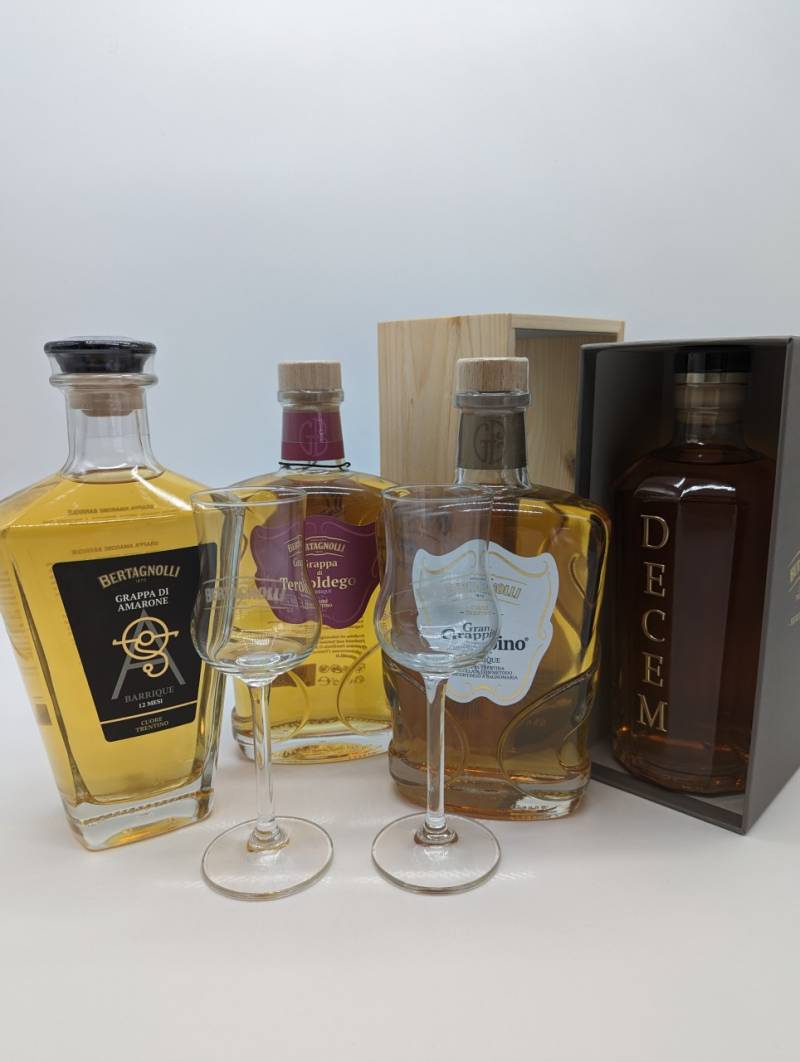 Bertagnolli - Geschenkset Riserve von Bertagnolli Grappa