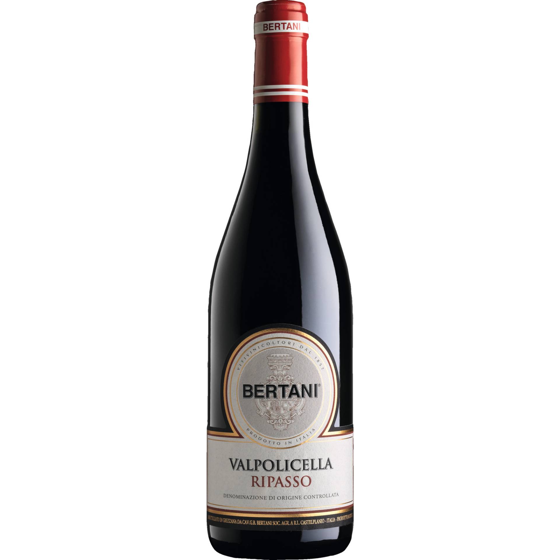 Bertani Ripasso, Valpolicella DOC, Venetien, 2021, Rotwein von Bertani Domains, Grezzana, Italia