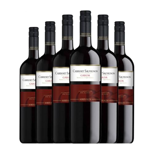 Bertoldi Cabernet Sauvignon Garda 75 cl Rotwein (Karton mit 6 Flaschen von 75 cl) von Bertoldi