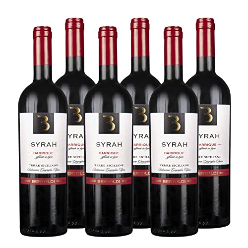 Syrah Barrique Terre Siciliane IGT "Bertoldi" Rotwein Sizilien trocken (6 x 0.75l) von Bertoldi