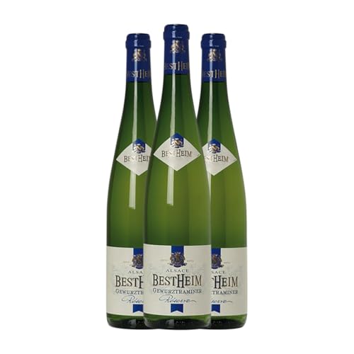 Bestheim Classic Gewürztraminer Alsace 75 cl Weißwein (Karton mit 3 Flaschen von 75 cl) von Bestheim