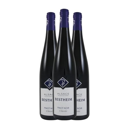 Bestheim Classic Spätburgunder Alsace 75 cl Rotwein (Karton mit 3 Flaschen von 75 cl) von Bestheim