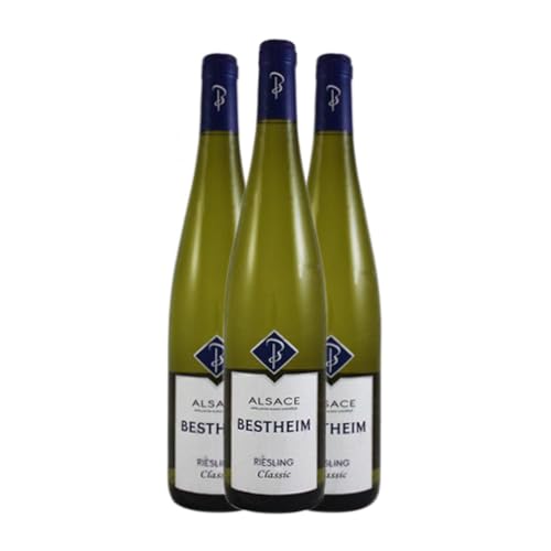 Bestheim Riesling Frankreich Alterung 75 cl Weißwein (Karton mit 3 Flaschen von 75 cl) von Bestheim