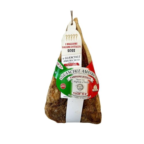 Schweinebacke von Amatrice D'excellence GANZ, AUSGEZEICHNET Best of Italy ca. 1,3 kg. Für die echte Carbonara und Amatriciana (1000 g) von Bestoftheapps