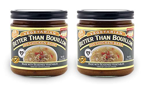 Better Than Bouillon Vegetarian No Chicken Base Bouillon 2er Pack in einem versiegelten PrimeTime Direct Beutel von Better Than Bouillon