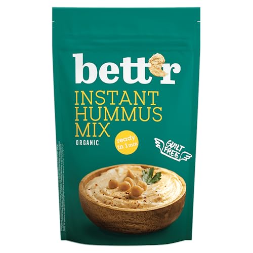 Bettr Bio Hummus-Mix - Bio Hummus-Mischung - Cremiger Genuss köslich & orientalisch von Bettr