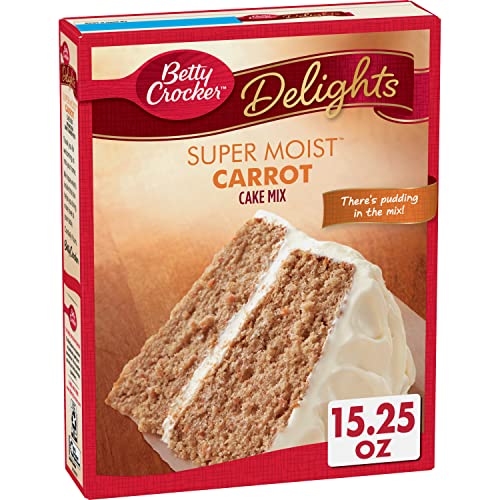 Betty Crocker Delights Supaer Moist Carrot Cake Mix 432g (3 Stück) von Betty Crocker