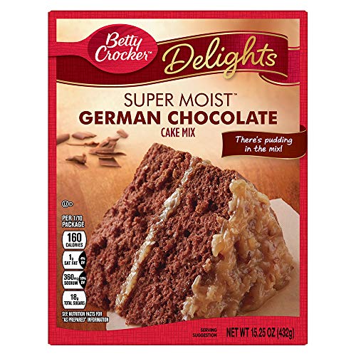 Betty Crocker German Chocolate Cake Mix 432g (Betty Crocker Deutsche Schokoladenkuchenmischung) von Betty Crocker