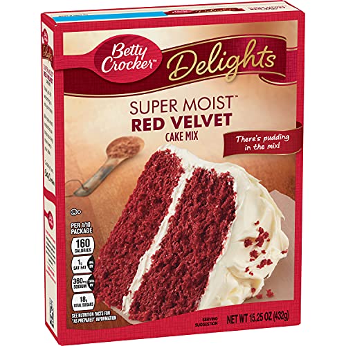 Betty Crocker Red Velvet Cake Mix 432g (Betty Crocker Rote Samtkuchenmischung) von Betty Crocker