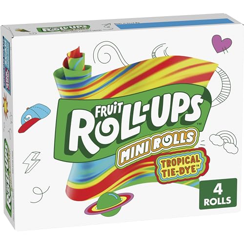 Fruit Roll-Ups Tropical Tie-Dye Mini Roll-Ups 4 CT von Betty Crocker