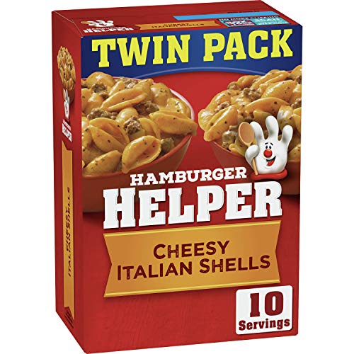 Hamburger-Helfer, käsige italienische Muscheln, Doppelpack, 345 ml Box von Betty Crocker