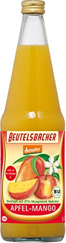 Beutelsbacher Bio demeter Apfel-Mango Direktsaft (6 x 0,70 l) von Beutelsbacher