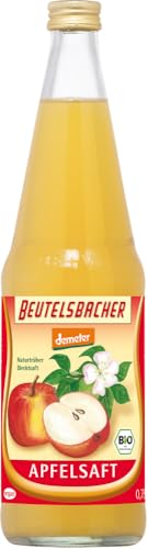 Beutelsbacher Bio demeter Apfelsaft Direktsaft (2 x 0,70 l) von Beutelsbacher