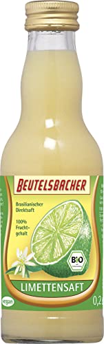 Beutelsbacher Bio Limettensaft naturtrüber Direktsaft (6 x 0,20 l) von Beutelsbacher