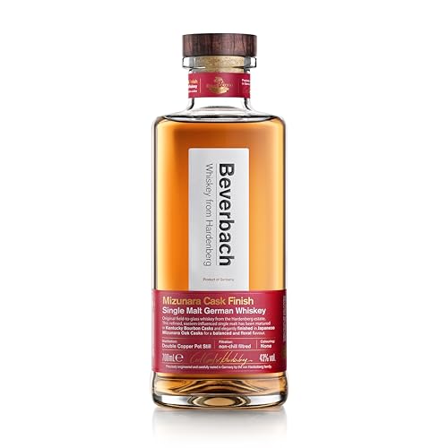 BEVERBACH I Mizunara Cask Finish I German Single Malt Whiskey I Regionale Gerste I 43% Vol. I 700 ml von BEVERBACH