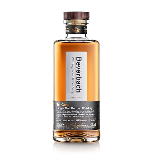 BEVERBACH I Tri-Cask I German Single Malt Whiskey I Regionale Gerste I 43% Vol. I 700 ml von BEVERBACH