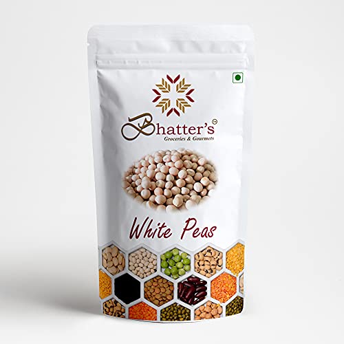 Bhatter's Indian White Dried Peas - 100% Natural & Pure with Premium Quality for Traditional Cooking- 1000 Grams von Bhatter's