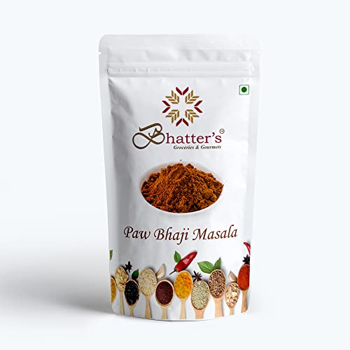 Bhatter's Pav Masala Pulver | Für gesundes, leckeres und geschmackvolles Kochen | hygienisch verpackt - Premium-Qualität für traditionelles Kochen - 400 Gramm von Bhatter's