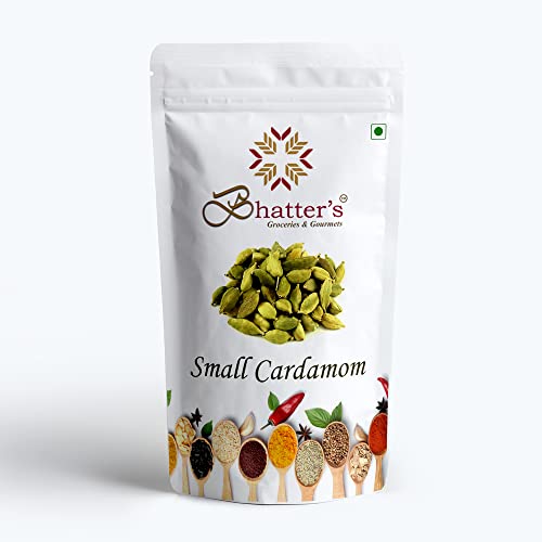 Bhatter's Small Cardomom | Cardamom Green, Elaichi - Premium Qualität für traditionelles Kochen - 200 g von Bhatter's