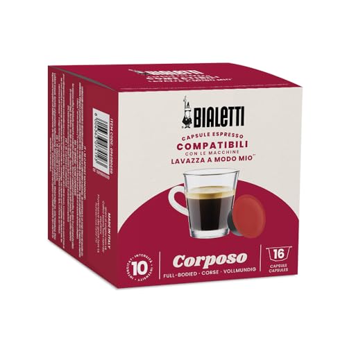 BIaletti-Kaffee Lavazza®-kompatible Kapseln – Corposo – 16 Kapseln von Bialetti