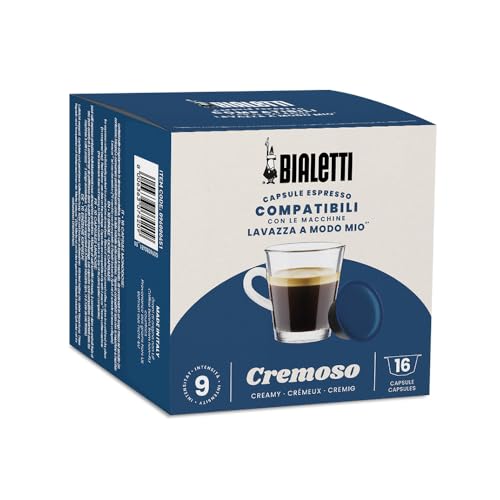 BIaletti-Kaffee Lavazza®-kompatible Kapseln – Cremoso – 16 Kapseln von Bialetti