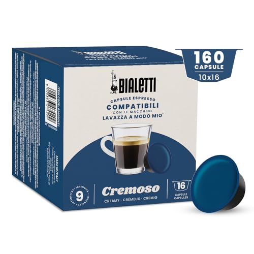 BIaletti-Kaffee Lavazza®-kompatible Kapseln – Cremoso – 160 Kapseln von Bialetti