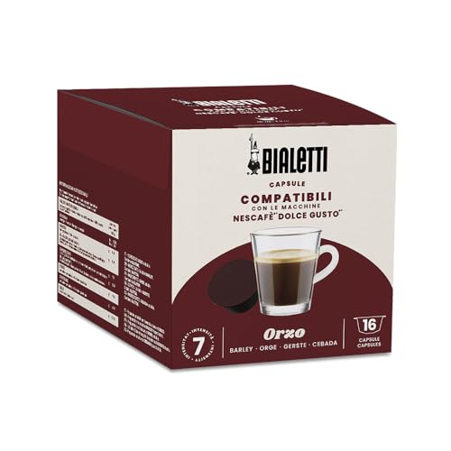 Bialetti-Kaffee Dolce Gusto®-kompatible Kapseln – Gerstenkaffee – 16 Kapseln von Bialetti