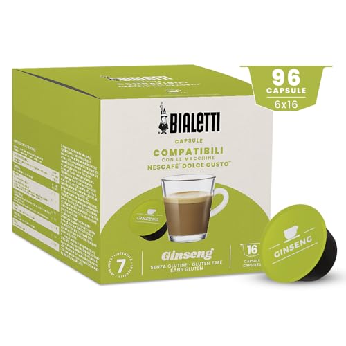Bialetti-Kaffee Dolce Gusto®-kompatible Kapseln – Ginseng – 96 Kapseln von Bialetti