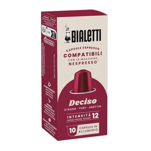 Bialetti-Kaffee Nespresso®-kompatible Kapseln – Deciso – 10 Kapseln von Bialetti