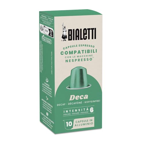 Bialetti-Kaffee Nespresso®-kompatible Kapseln – entkoffeiniert – 10 Kapseln von Bialetti