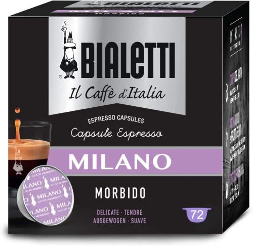 Milano Taste Delicate Mokespresso 72 Original Kapseln von Bialetti