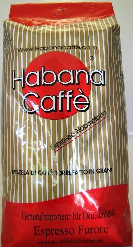 Espressia Habana Caffè Bohnen starke Röstung, perfekt für Cappuccino & Latte Macchiato 1000 g von Tirrito