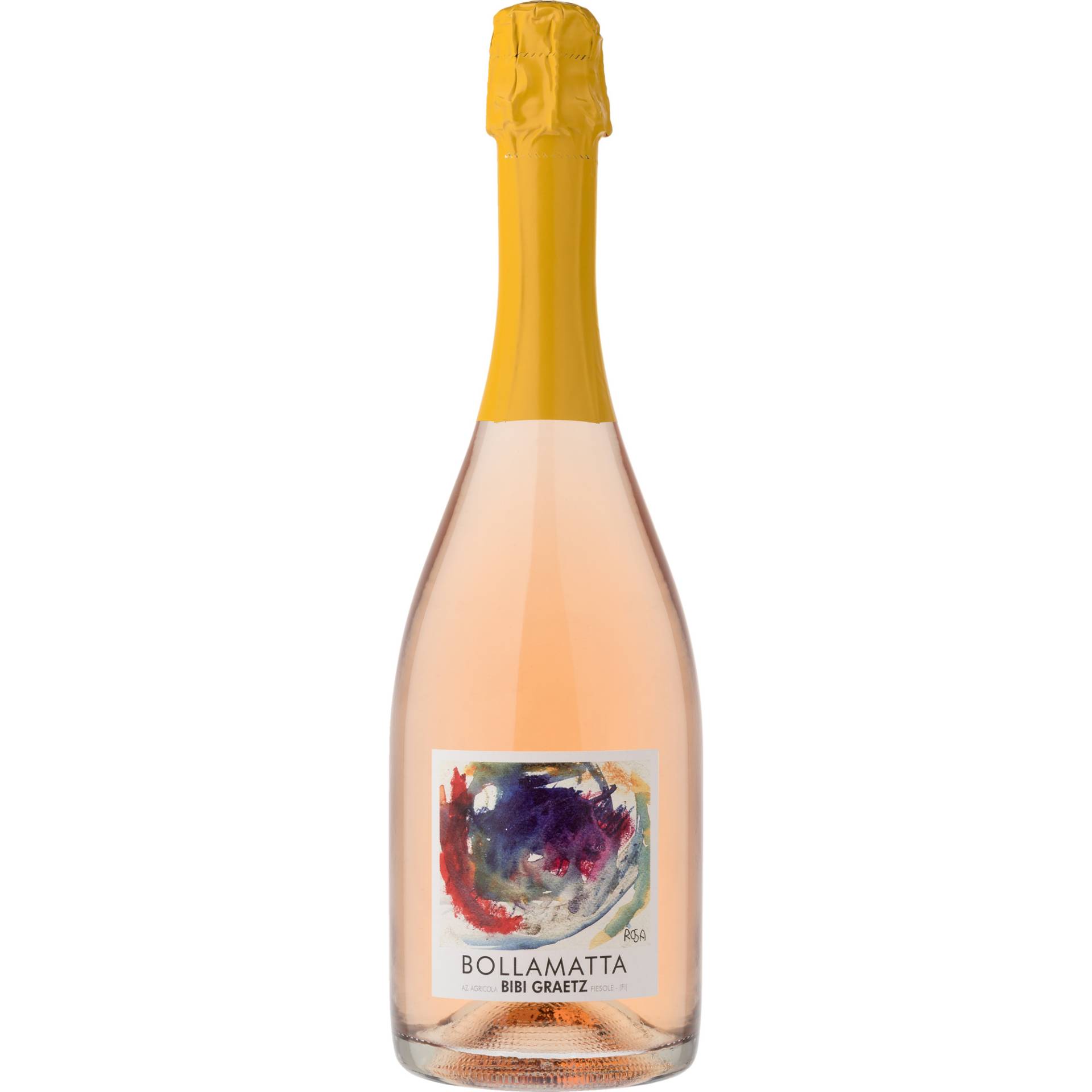 Bollamatta Rose, Brut, Toskana, Schaumwein von Bibi Graetz, IT-50014 Fiesole