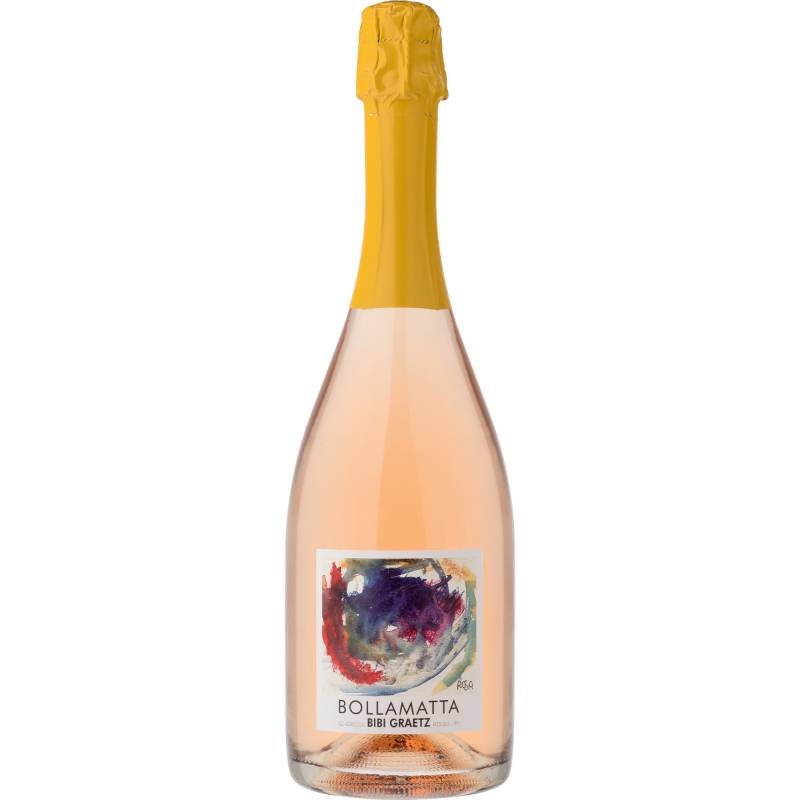 Bollamatta Rose, Brut, Toskana, Schaumwein von Bibi Graetz, IT-50014 Fiesole