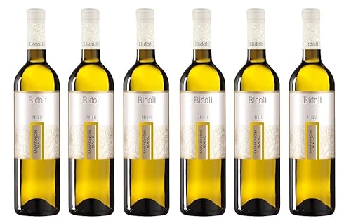 6x 0,75l - Bidoli - Sauvignon Blanc - Friuli Grave D.O.P. - Friaul - Italien - Weißwein trocken von Bidoli