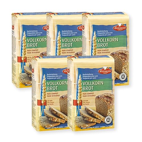 BIELMEIER 5 KG KÜCHENMEISTER Brotbackmischung Vollkornbrot a 1 KG Frießinger Mühle von Bielmeier