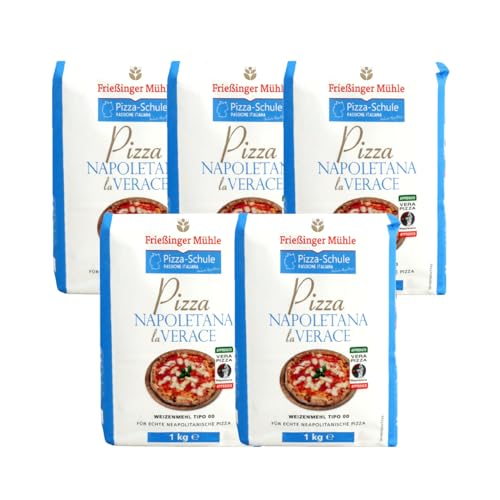 BIELMEIER Pizzamehl Napoletana La Verace 5 Stück á 1kg Das hochwertige Gereide stammt von Landwirten aus der Region von Bielmeier