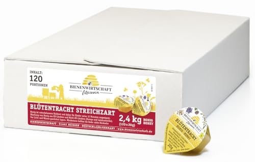 Bienenwirtschaft Meißen, Portionen cremig 120x20g von Bienenwirtschaft Meissen