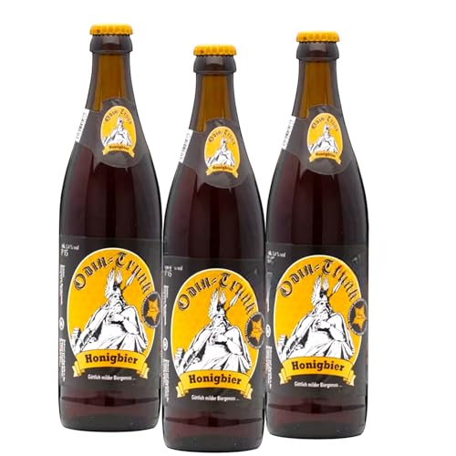 12 Flaschen Odin Trunk Honigbier 0,33l inklusive Bierdeckel Haus der Biere Berlin von Bier