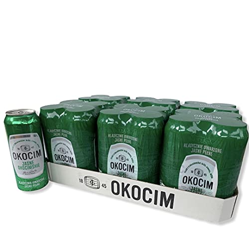 24 Dosen 500 ml Okocim Lager Bier aus Polen von Bier