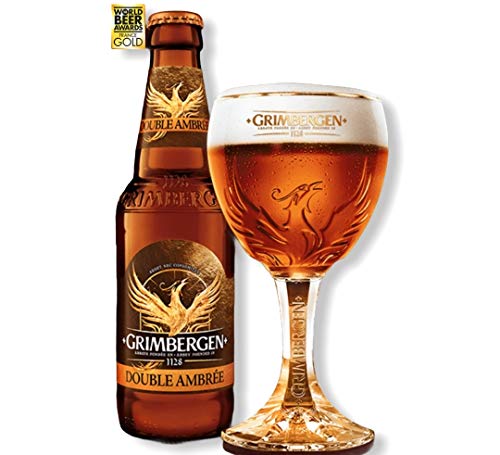 24 Flaschen Belgisches Bier Grimbergen Double Ambrée 6,5% Alc von Bier