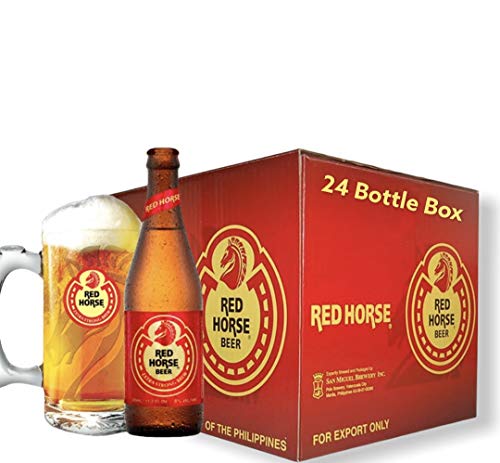 24 Flaschen Red Horse aus den Philippinen mit 8% Alc Starkbier. Wir führen auch Pakete zu 6 und 12 Flaschen. (24) von Bier