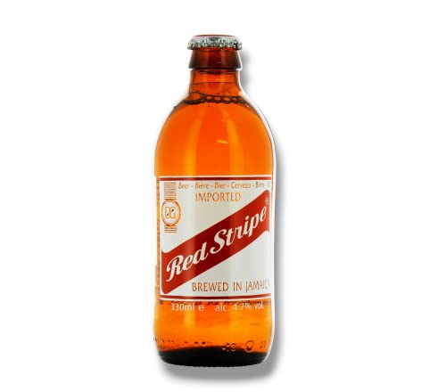 24 x Red Stripe Lager Bier - Erfrischendes Lager aus Jamaika mit 4,7% Vol. von Bier