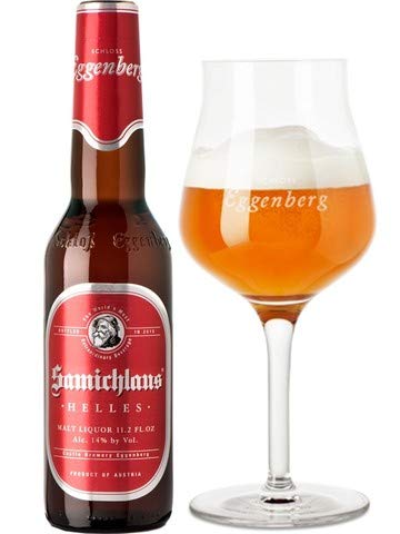 4 Flaschen Samichlaus Helles Starkbier mit 14 Alc. vom Schloss Eggenberg Österreich von Bier