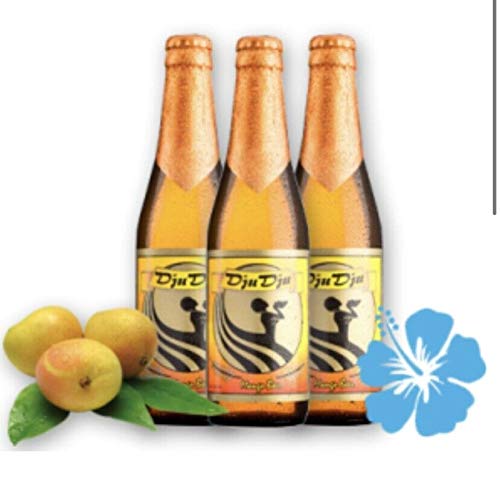 6 Flaschen Dju Dju Mango Bier Beer aus Afrika, fruchtig frisch von Bier