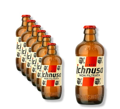 6 x 0,33l Ichnusa Non Filtrata - das sardische Kultbier- unfiltriertes Bier von Bier