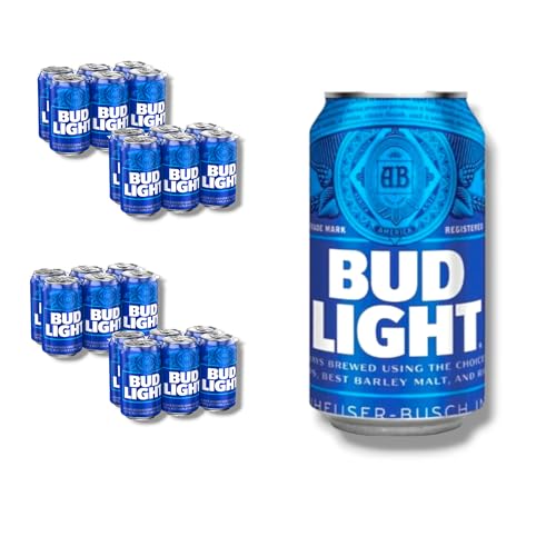 6 x Bud Light Beer 355ml- Amerikanisches Leichtbier in der Dose mit 4,2% von Bier