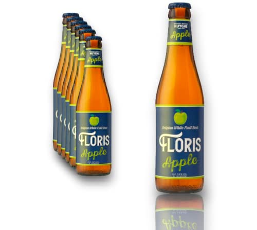 6 x Floris Apple Bier 0,33l - Belgian White Fruit Beer - Apfelbier aus Belgien mit 3,6% Vol. von Bier