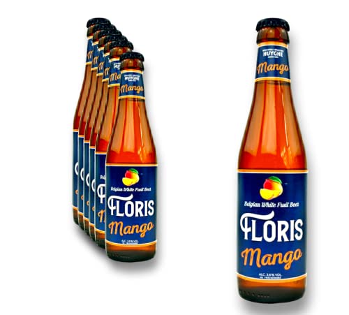 6 x Floris Mango Bier 0,33l - Belgian White Fruit Beer - Mangobier aus Belgien mit 3,6% Vol. von Bier